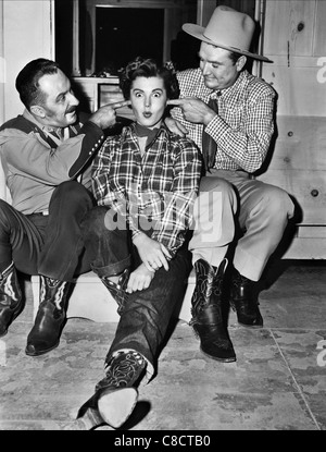 KEENAN WYNN, ESTHER WILLIAMS, RED SKELTON, Texas, Carnevale 1951 Foto Stock