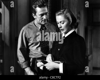 KIRK DOUGLAS, ELEANOR PARKER, detective story, 1951 Foto Stock