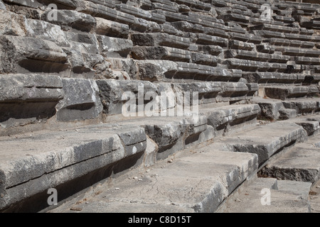 Antico teatro di Aspendos in Turchia del sud Foto Stock