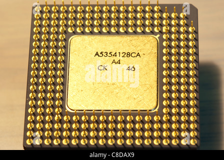 Processore Intel Pentium overdrive microprocessore close up Foto Stock