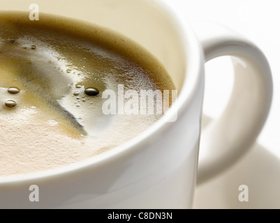 Close-up di una tazza di caffè espresso Foto Stock