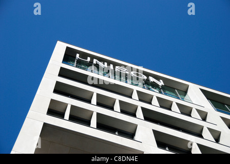 Unison sede in Euston Road, Londra, Inghilterra Foto Stock