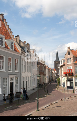 Medievale e storico villaggio di Wijk bij Duurstede nei Paesi Bassi Foto Stock