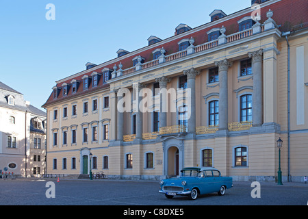 Piazza della democrazia, Weimar, Turingia, Germania Foto Stock