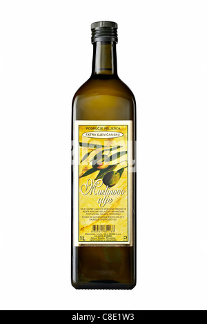 Olio di oliva bottiglia dalla penisola di Peljesac, Croazia Foto Stock