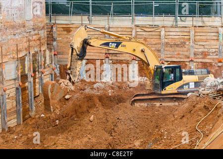 Edificio di nuova costruzione, XIV e R Street NW, Washington DC Foto Stock