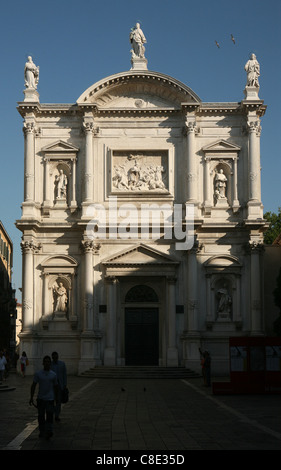 Chiesa di San Rocco (Chiesa di San Rocco) a Venezia, Italia. Foto Stock