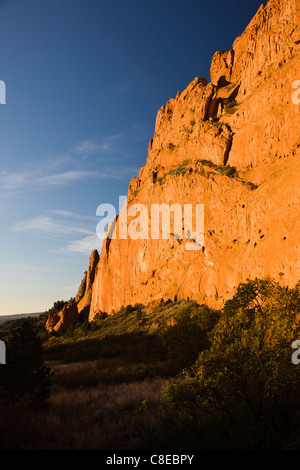 Gateway sud Rock, Giardino degli dèi. National Monumento Naturale, Colorado Foto Stock