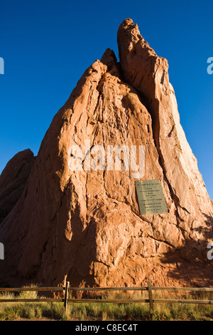 Gateway sud Rock, Giardino degli dèi, Nazionale Monumento Naturale, Colorado Foto Stock