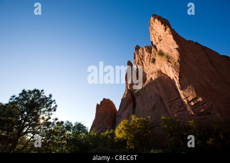 Gateway sud Rock, Giardino degli dèi. National Monumento Naturale, Colorado Foto Stock