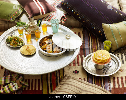 Pranzo marocchino Foto Stock