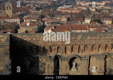 Roman, teatro, Orange Provence, Francia, città Foto Stock