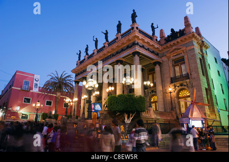 Teatro Juarez, Guanajuato, stato di Guanajuato, Messico Foto Stock