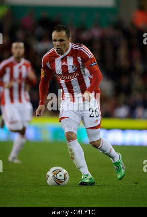 Matthew Etherington di Stoke City Foto Stock