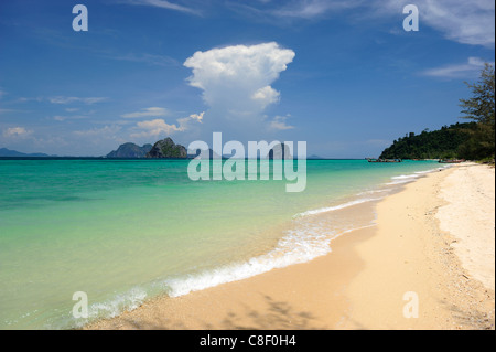 Beach, Koh Hai, Koh Ngai, Thailandia, Asia, sabbia, vacanze Foto Stock