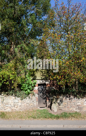 Il vecchio villaggio di Lock up o casa rotonda carcere a Ticknall Foto Stock