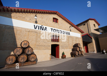 Lopez de Heredia Vina Tondonia Bodega in Haro La Rioja Spagna 110557 Spagna Foto Stock