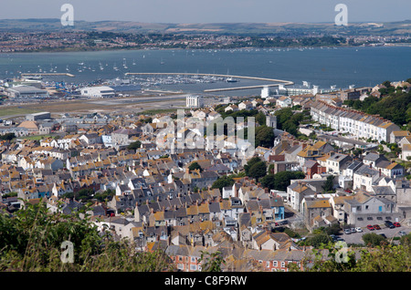 Marina e del porto di Portland, Dorset, England, Regno Unito Foto Stock