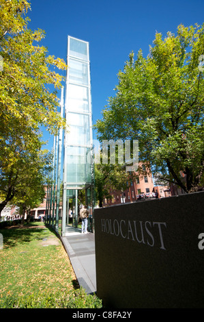 Il memoriale dell'olocausto, Boston, Massachusetts, New England, Stati Uniti d'America Foto Stock