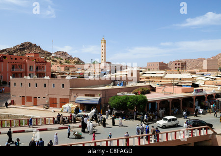 Vista diurna di Tafraoute, Souss-Massa-Draa Regione, Marocco Foto Stock