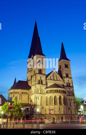 Cattedrale di Bonn, Bonn, la Renania settentrionale-Vestfalia, Germania Foto Stock