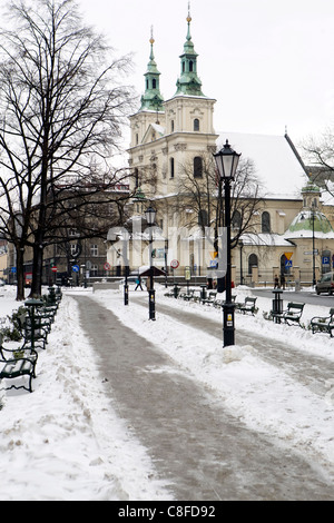 Cracovia Centro storico, Polonia Foto Stock