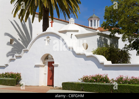 San Luis Rey Missione, Oceanside, California, Stati Uniti d'America Foto Stock