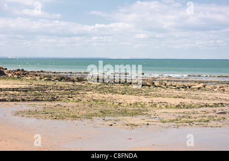 Paesaggio della costa di Opal in Francia Foto Stock