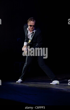 Londra, UK, 22/10/2011 : Joe Bonamassa eseguendo in concerto a Hammersmith Apollo, Londra Foto Stock