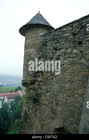 Castello di Stará Ľubovňa in Slovacchia. Foto Stock