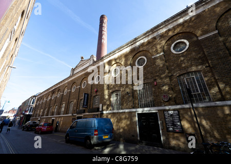 Il vecchio Truman Brewery, Brick Lane, Tower Hamlets, Londra, Inghilterra, Regno Unito. Foto Stock