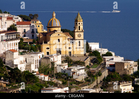 La chiesa di San Gennaro, Praiano, Amalfi Coast, Sito Patrimonio Mondiale dell'UNESCO, Campania, Italia Foto Stock