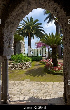 Villa Giardini Rufolo a Ravello, Amalfi Coast, Sito Patrimonio Mondiale dell'UNESCO, Campania, Italia