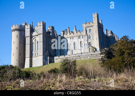 Castello di Arundel, West Sussex, in Inghilterra, Regno Unito Foto Stock