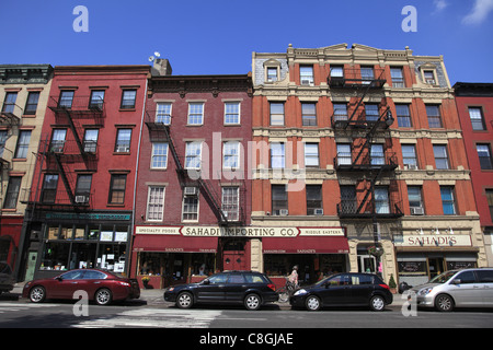 Sahadi società importatrice, Medio Orientale di Atlantic Avenue, ciottoli Hill, Brooklyn, New York City, Stati Uniti d'America Foto Stock