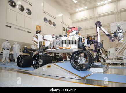 NASA Next Mars Rover su un Test Drive Foto Stock