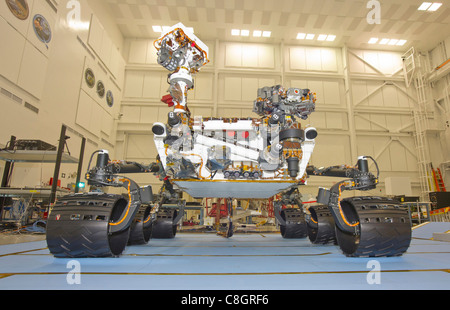 Mars Rover curiosità, vista frontale Foto Stock