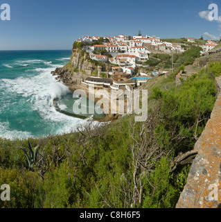 Il Portogallo, Europa, Estremadura, la molla, Azenhas do Mar, Foto Stock