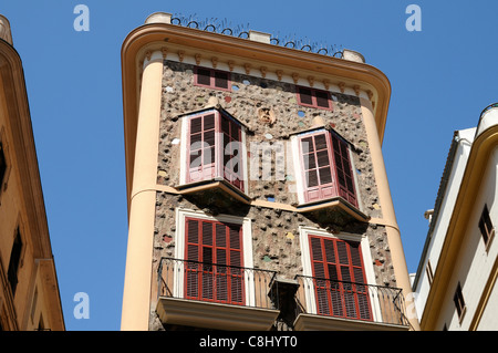 Casa de las Medias, Baustil Modernisme, Palma di Mallorca. | Casa de las Medias, Stile architettonico Modernisme, Palma di Maiorca. Foto Stock