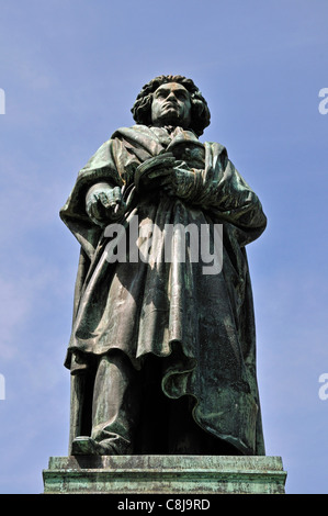 Beethoven, Bonn, monumento, Germania, Europa, periodo classico, compositore, arte, storia, Ludwig, musica, storia della musica, Müns Foto Stock