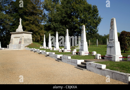 Monumento a Braves, le truppe africane combattendo per la Francia nella guerra franco-prussiana - Chasseurs d'Afrique Foto Stock