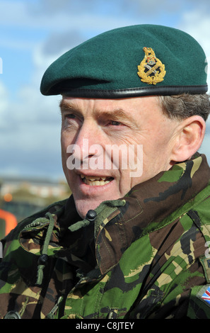 Il Comandante Generale Royal Marines Buster Howes. Foto Stock