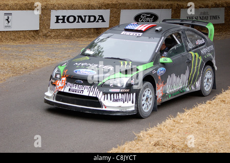 Ken Block, Goodwood Festival della velocità Foto Stock