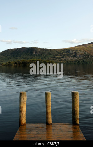 Fase di atterraggio al fine Hawse Derwent Water Lake District Foto Stock