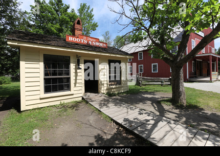 Boot Shop All Black Creek Pioneer Village Toronto Foto Stock