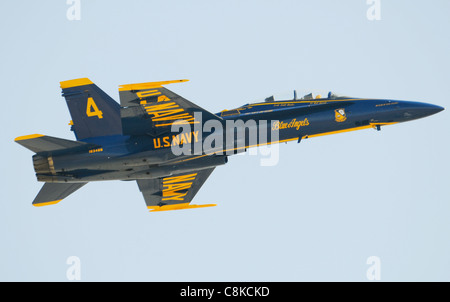 Solo Blue Angels SuperHornet Foto Stock