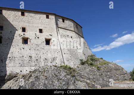 Italia. Rocca di San Leo nella regione di Rimini. Foto Stock