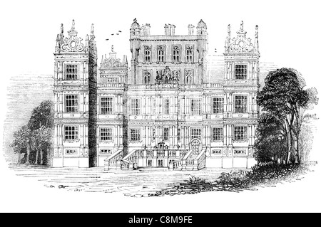 Wollaton Hall country house Nottingham Inghilterra parco del museo di storia naturale Elizabethan Foto Stock