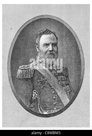 Admiral Frederick Beauchamp Paget Seymour primo Baron Alcester 1821 1895 British naval Comandante in Capo della Flotta del canale Foto Stock