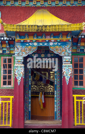 Ruota di preghiera pemmayangtse monastero ortografia Sikkim India Foto Stock